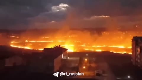 🔥🇷🇺 Ukraine Russia War | Massive Fire in Kemerovo Region | RCF