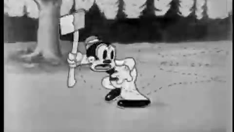 Looney Tunes - Bosko the Lumberjack 1932 Classic Cartoon
