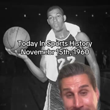 THE HISTORIC SPORTS MOMENT OF NOVEMBER 15th, 1960