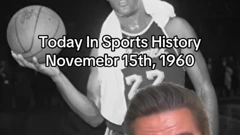 THE HISTORIC SPORTS MOMENT OF NOVEMBER 15th, 1960