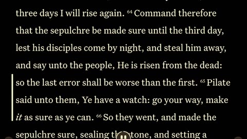 Matthew and Mark auto read Bible