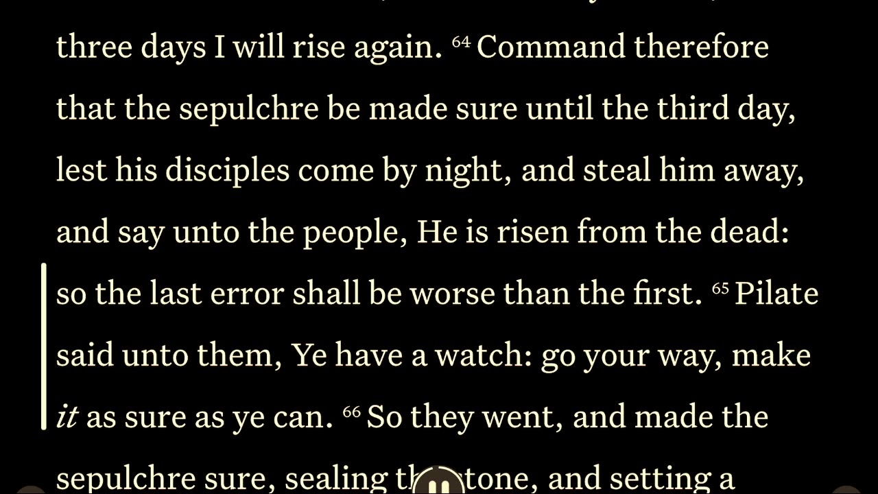 Matthew and Mark auto read Bible