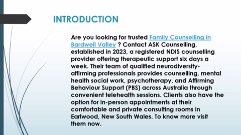 The best Mental Health Social Work in Bardwell Valley.