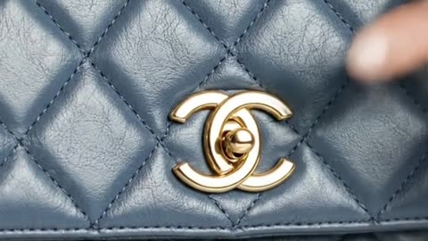 CHANEL CHOCO BAR CAMELIA TOTE BAG
