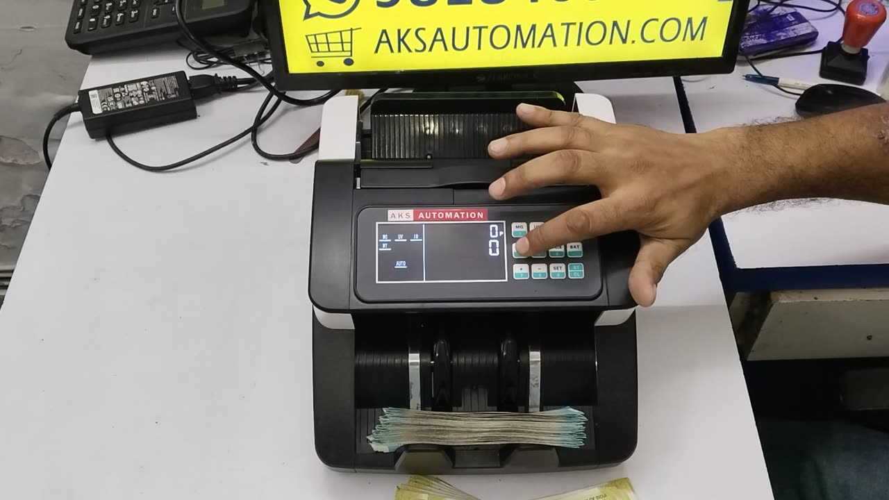 Best Note Counting Machine Dealers in Noida | AKS Automation ☎️ 01140194480