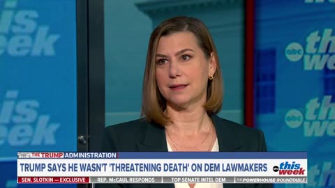 Sen. Elissa Slotkin says Trump is "trying to weaponize the Justice Department."