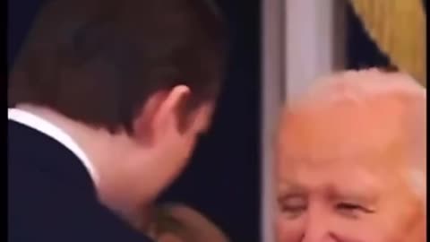 What did Barron say to Biden? 'It's On'