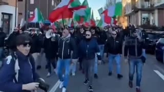 Italian patriots march in Italian cities to demand mass deportations.