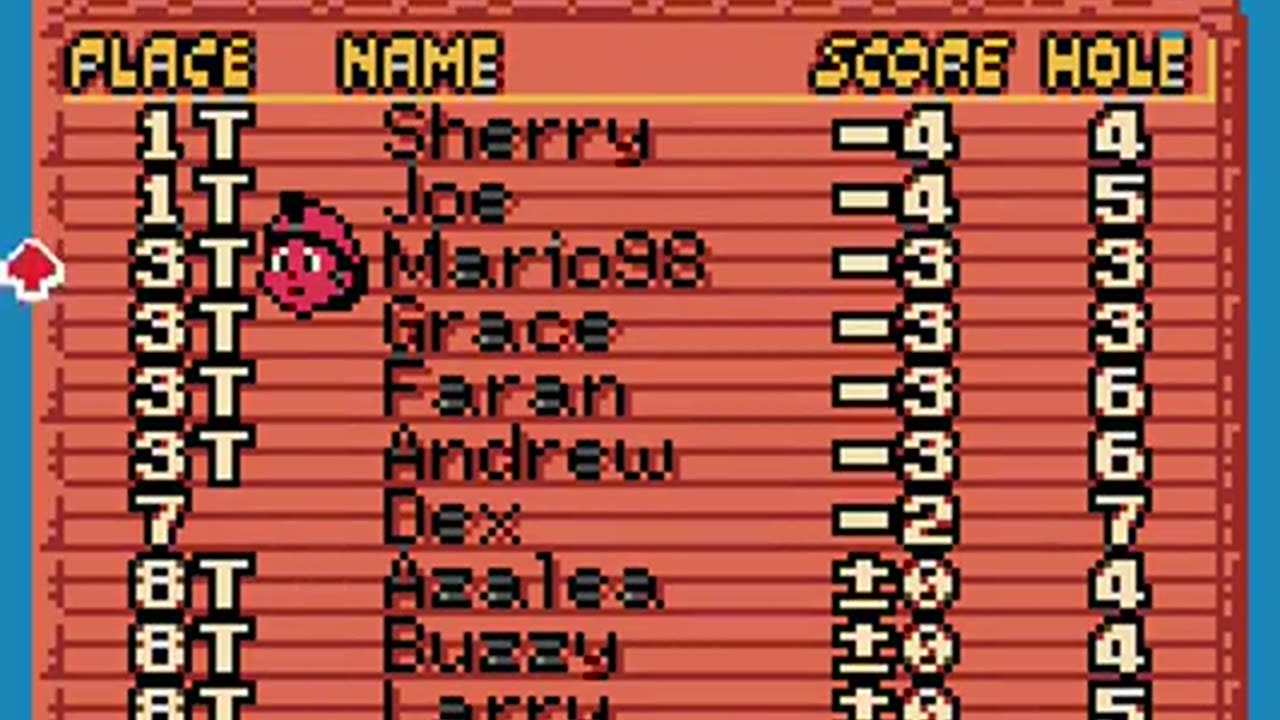 Gameboy Color Longplay 128 Mario Golf