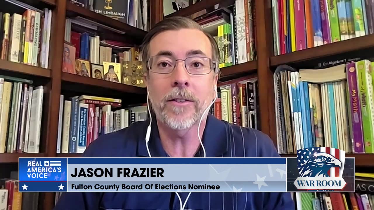 JASON FRAZIER: The First Time I Took An Error I Had Found On The Voter Rolls To The Fulton County Board Of Elections, The Registrar Didn't Even Know What To Do!