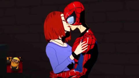 Spider-Man - Mary Jane Kisses Spider-Man (S1E2) _ Movieclips