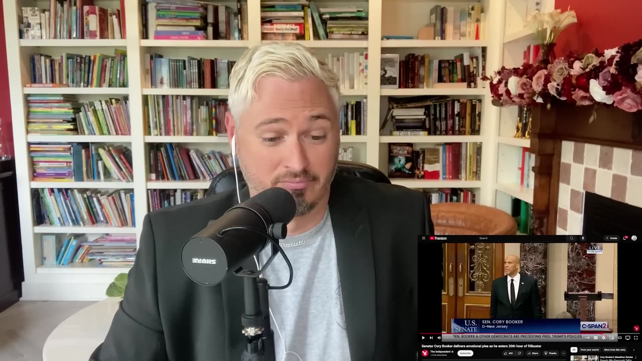 CORY BOOKER UNLEASHES ON TRUMP IN RECORD FILIBUSTER! _ The Kyle Kulinski Show