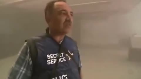 RARE FOOTAGE of an actual Live Action Role Player [LARP] on 9/11 - hiding out in Building ...