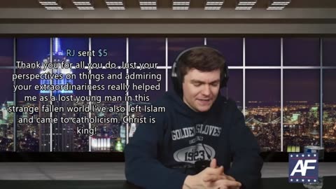 Superchatters Thank Nick Fuentes for Inspiring Them to Convert (With Music)