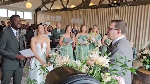 Moments like this are what make weddings so special, raw, heartfelt and completely unforgettable