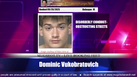 Mugshot TV - Live Arrest Booking Video Stream