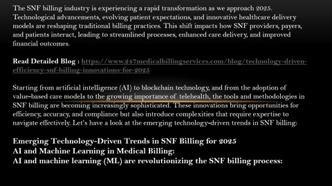 Technology-Driven Efficiency: SNF Billing Innovations for 2025