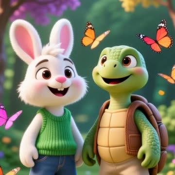 Rabbit and Turtle's Lesson