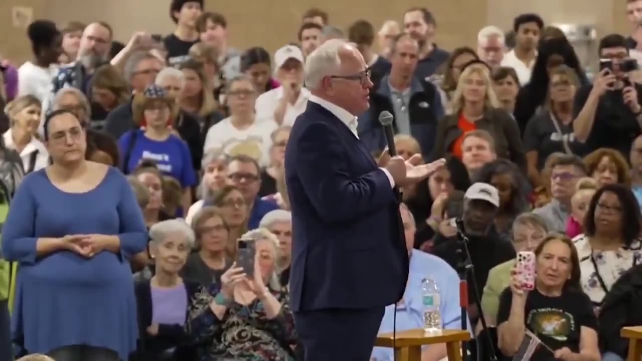 Tim Walz Calls For 'Shadow Government' In Response To Trump Election Integrity Order