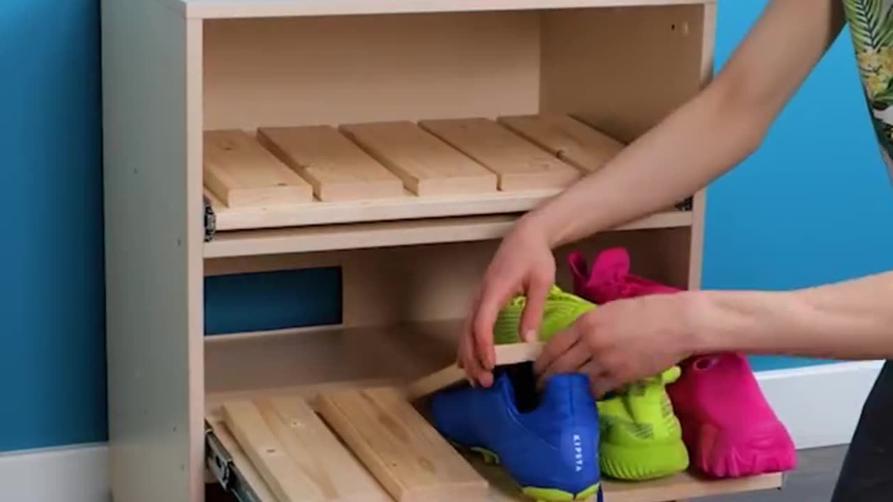 From messy pile to stylish display - all in 15 minutes 👠🔥