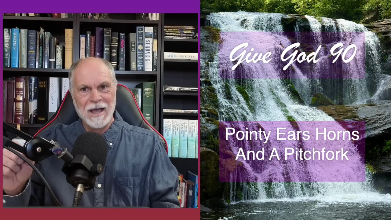 Pointy Ears Horns And A Pitchfork