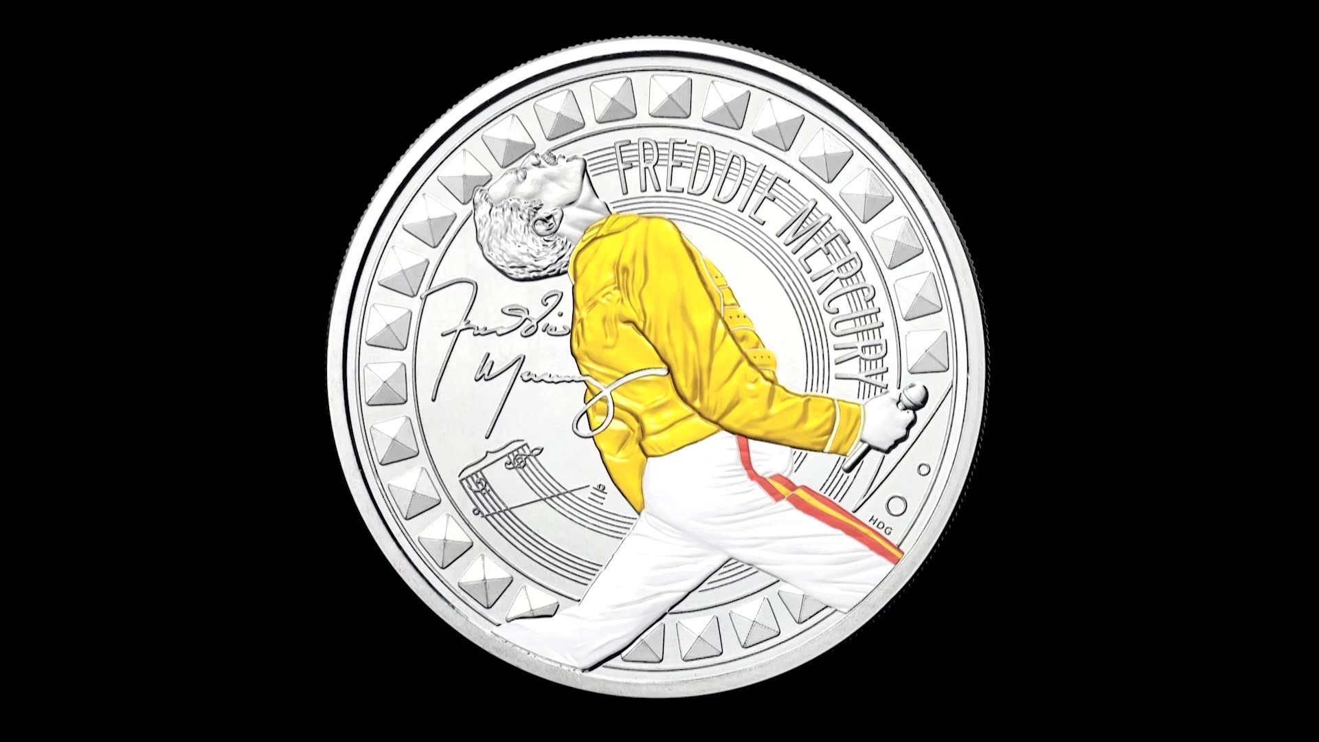 Britains Royal Mint honors Freddie Mercury on new coin