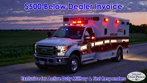 💥 $500 UNDER Invoice for Our Heroes! 💥