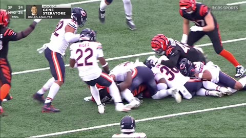 Bears deliver final punch in wild shootout win over Bengals