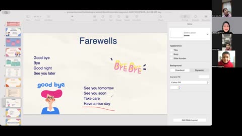 Greetings and Farewells Class (2)