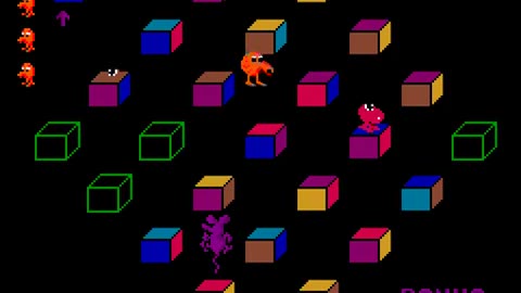 Arcade Longplay - Qberts Qubes - WW