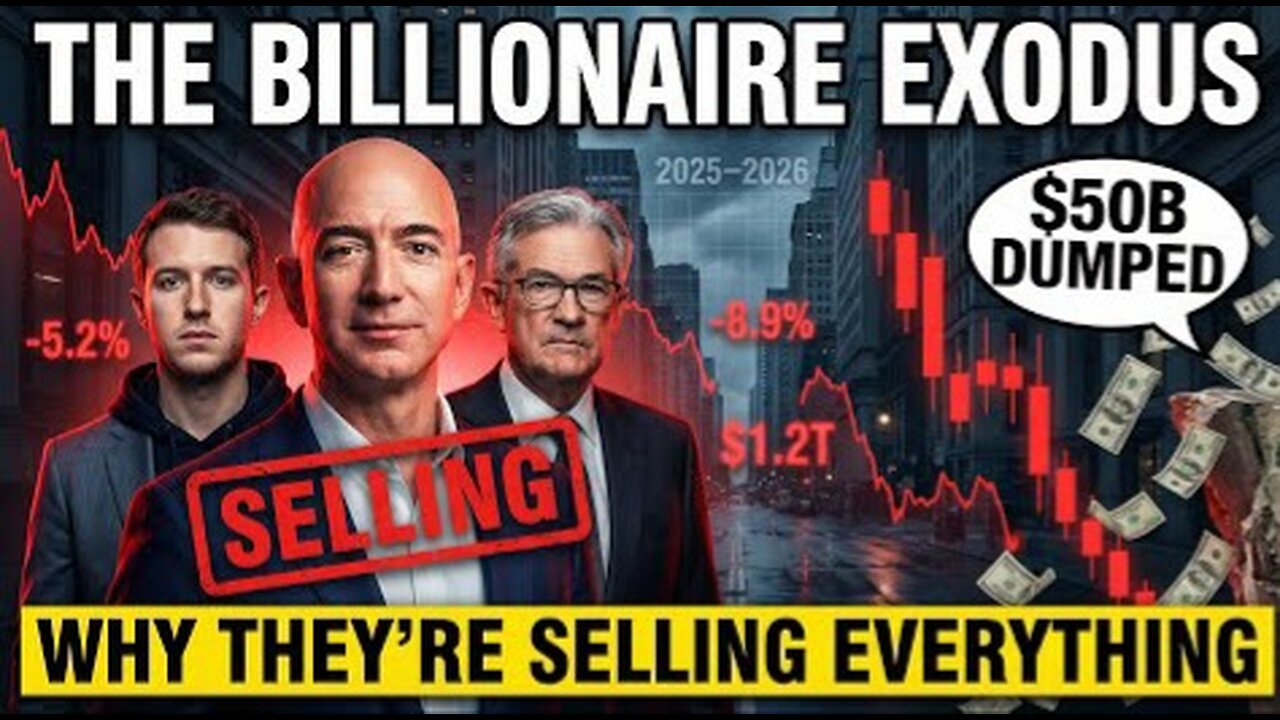 Billionaires Are Selling Everything: The $50 Billion Warning Sign