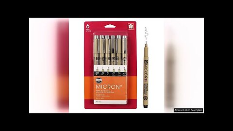 SAKURA Pigma Micron Fineliner Pens - Archival Black Ink Pens - Pens Review