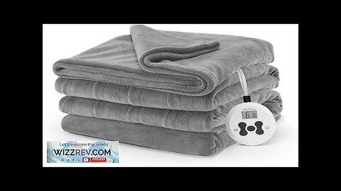 Sunbeam Electric Royal Luxe Microplush Heated Blanket 12 Heat Settings 12-Hour Selectable Review