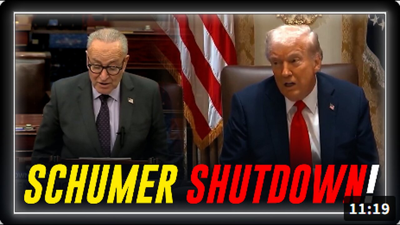 VIDEO: Schumer Publicly Confesses To Triggering Shutdown To Hurt Americans!