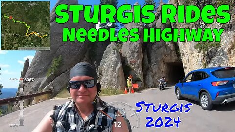 Sturgis Rides Needles Highway to Iron Mountain during Sturgis Motorcycle Rally