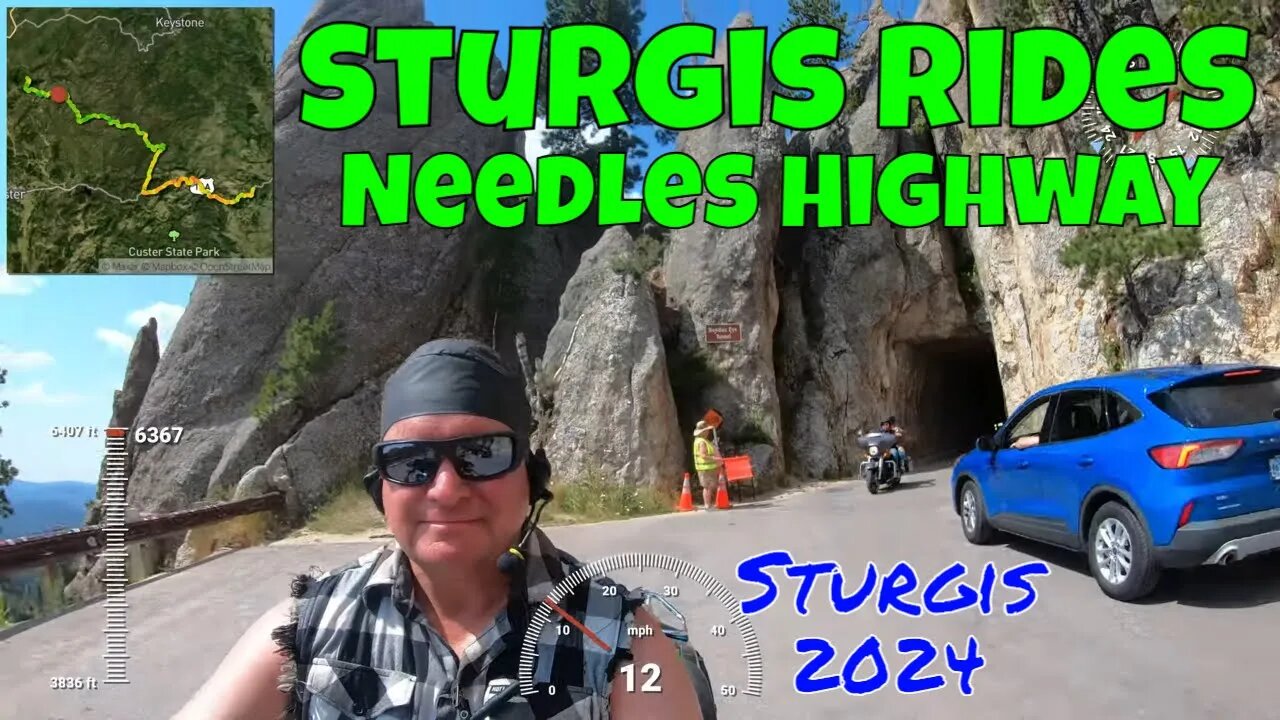 Sturgis Rides Needles Highway to Iron Mountain during Sturgis Motorcycle Rally