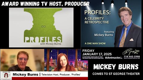 TV host Mickey Burns Highlights Award-winning “Profiles” at the St. George Theater in NY