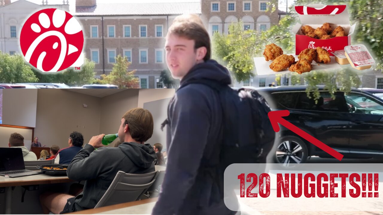 120 CHICH-FIL-LA NUGGETS IN CLASS