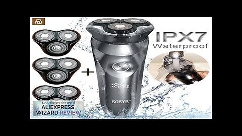 Electric Shaver for men's electric shaver Smart razor for Beard timmer IPX7 Review