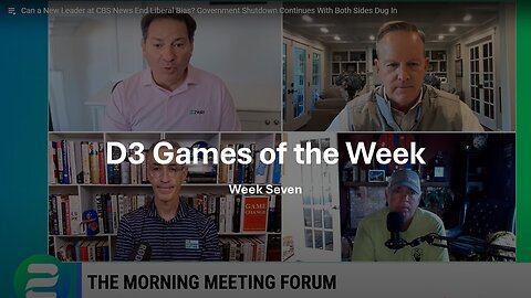 D3 Games of the Week - Week Seven