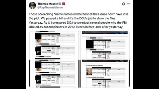 "Bigger Than Watergate" Epstein Scandal