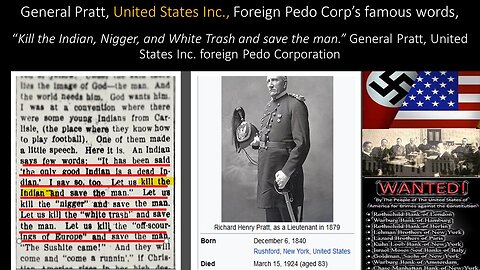 WHAT IS THE USA INC AND DOD'S INTENT IN AMERICAS? GENOCIDE SEE 1881, 2022 AND 2024 USA REPORTS