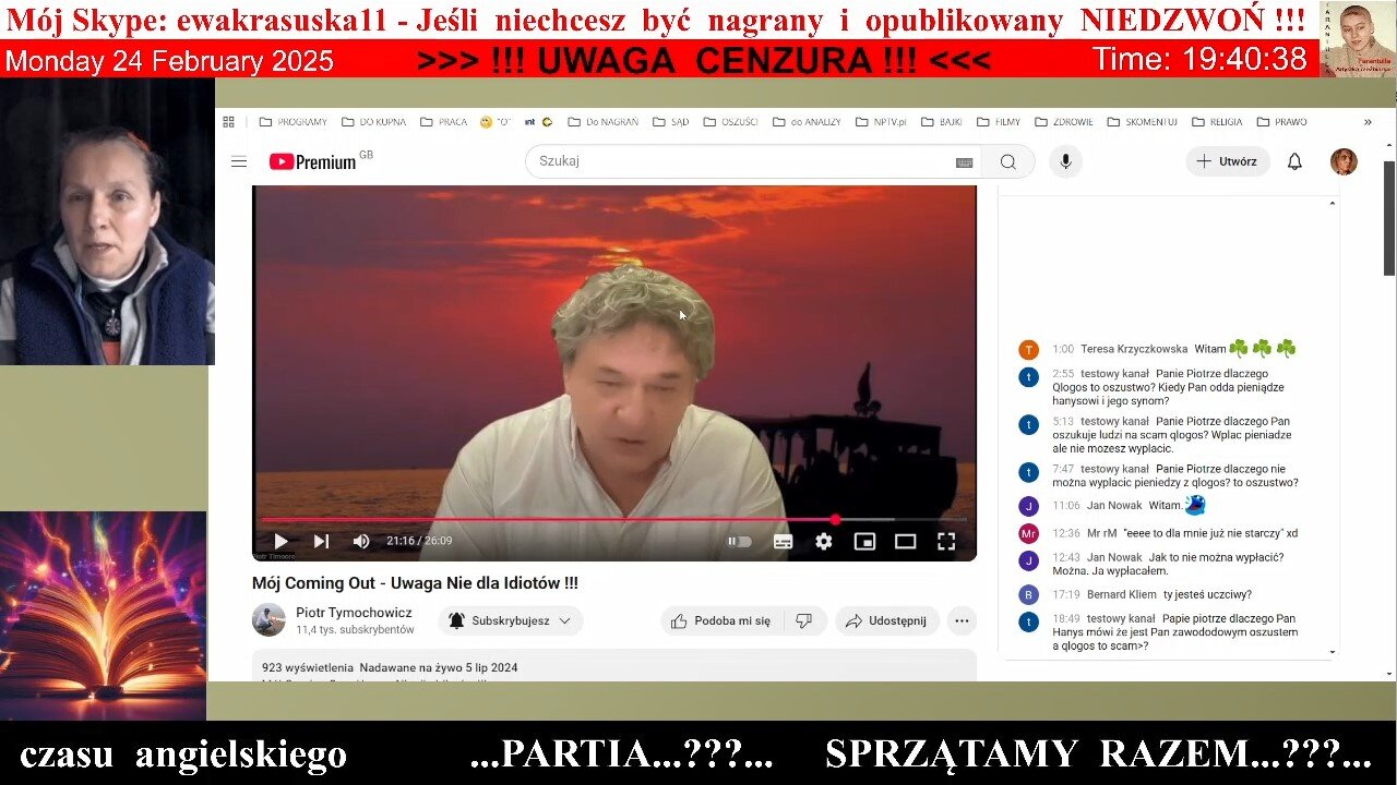 5000 - @PiotrTymochowiczKO - KOMUNIKAT OTWARTY - Król jest nagi 👮♀️ - 24.02.2025 rok