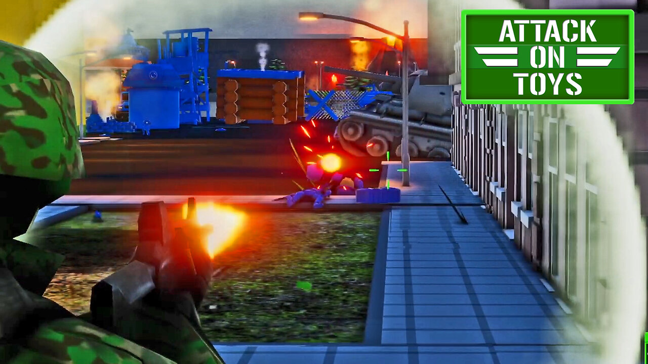 City Invasion On Three Fronts! | Attack On Toys