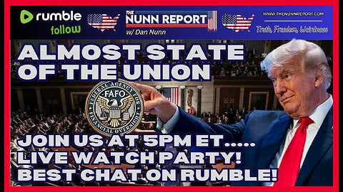 LIVE SPECIAL! 5pm ET | Watch Party of Trump Congressional Address | Best Chat on Rumble