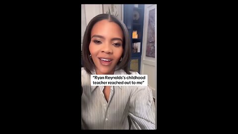 Candace Owens talks to Ryan Reynolds school teacher