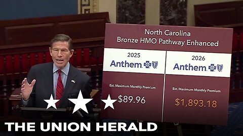 Senator Blumenthal Delivers Remarks on Enhanced Premium Tax Credits