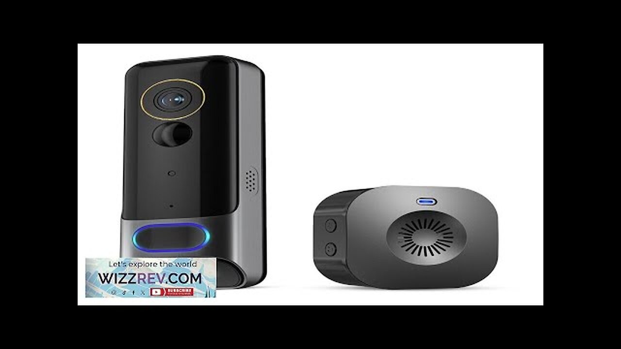 MR12 4MP WiFi Battery Video Doorbell Dual Camera 5200mAh Rechargeable Battery PIR Review