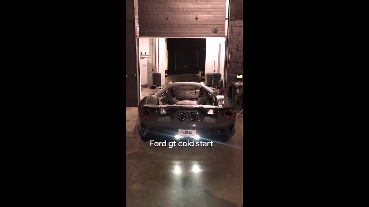 Ford Gt cold start