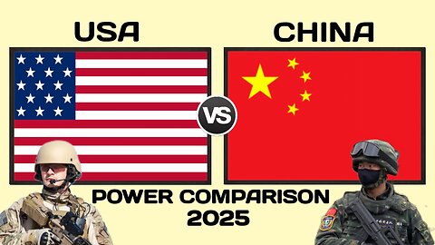 USA vs China Military Power Comparison 2025